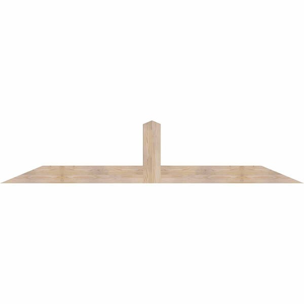 Ekena Millwork Portland Smooth Timber Gable Bracket, Douglas Fir, 96"W x 20"H x 5 1/2"D x 5 1/2"F, 5/12 Pitch GBW096X20X0606POR00SDF - main